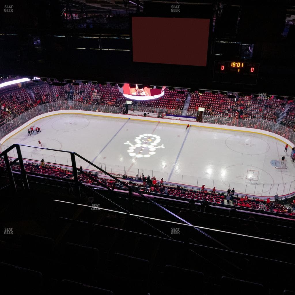 Scotiabank Saddledome - Section Press Level 3 Seat View