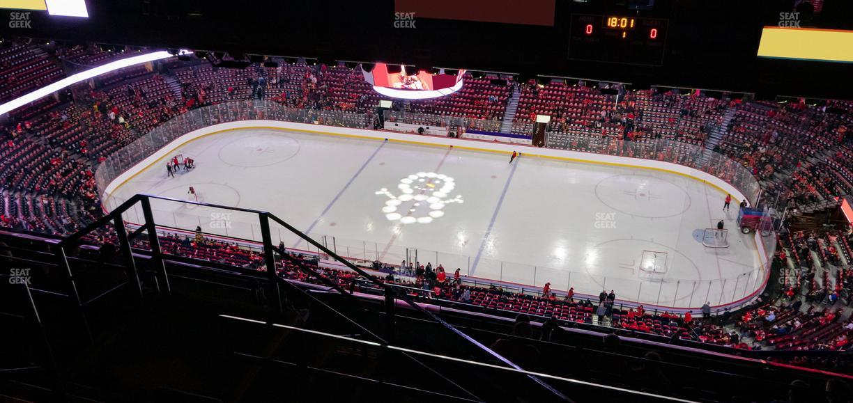 Scotiabank Saddledome - Section Press Level 3 Seat View