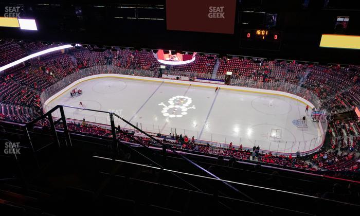 Scotiabank Saddledome - Section Press Level 3 Seat View