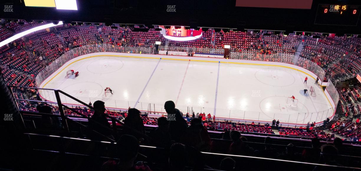 Scotiabank Saddledome - Section Press Level 4 Seat View