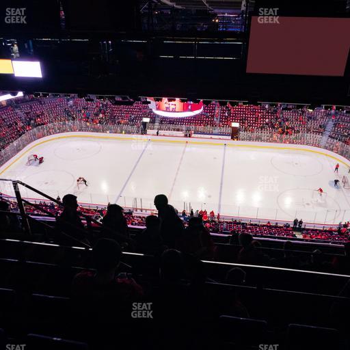 Scotiabank Saddledome - Section Press Level 4 Seat View
