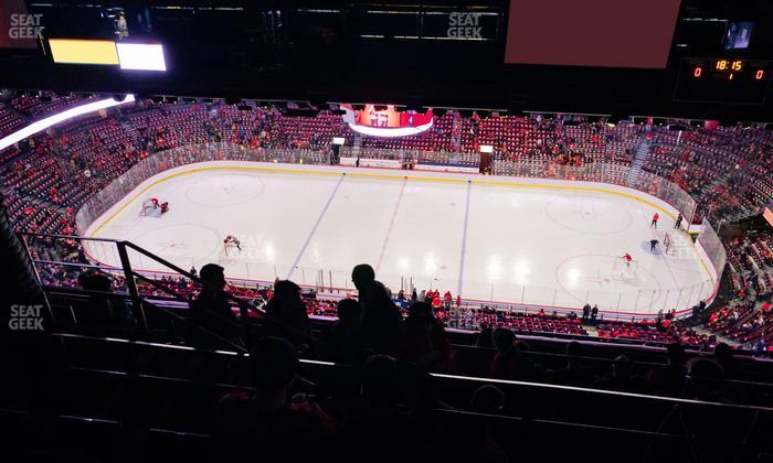 Scotiabank Saddledome - Section Press Level 4 Seat View
