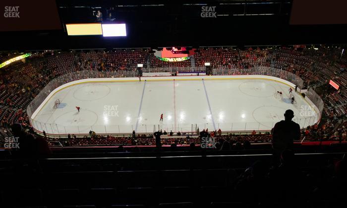 Scotiabank Saddledome - Section Press Level 5 Seat View