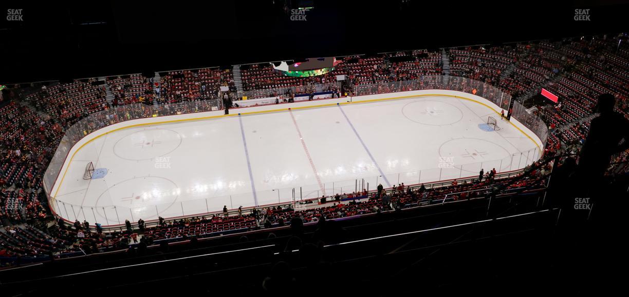 Scotiabank Saddledome - Section Press Level 6 Seat View
