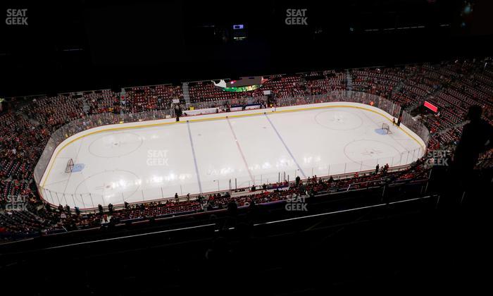 Scotiabank Saddledome - Section Press Level 6 Seat View