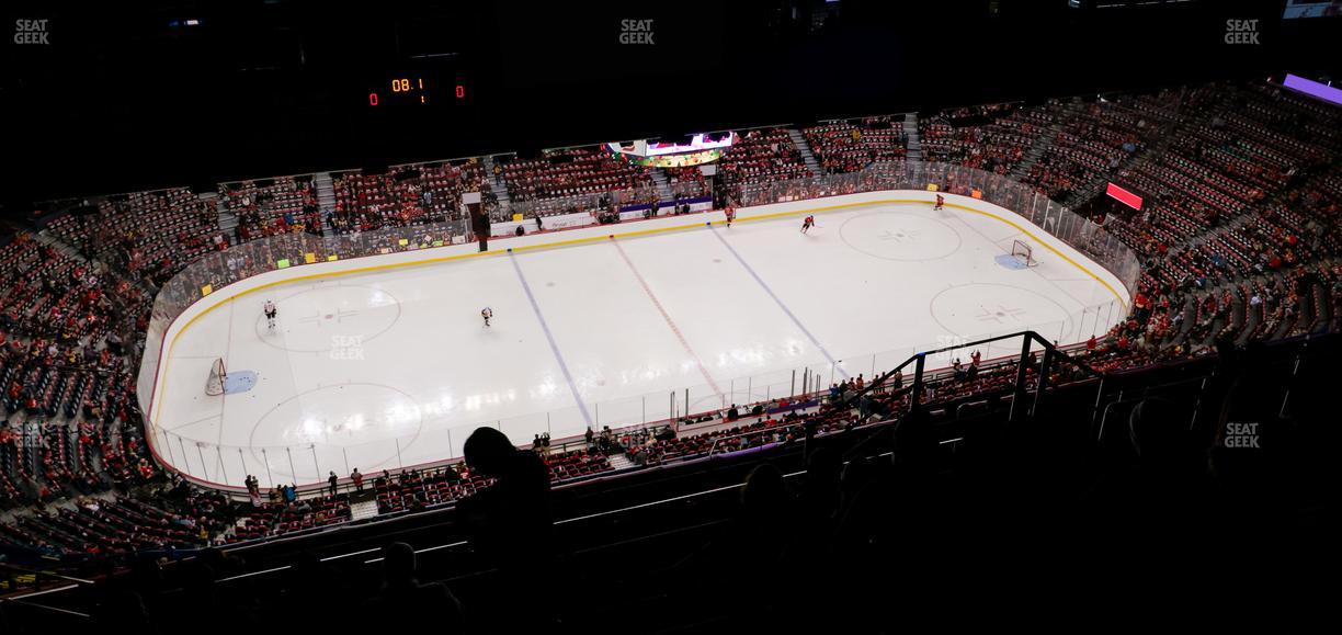 Scotiabank Saddledome - Section Press Level 7 Seat View