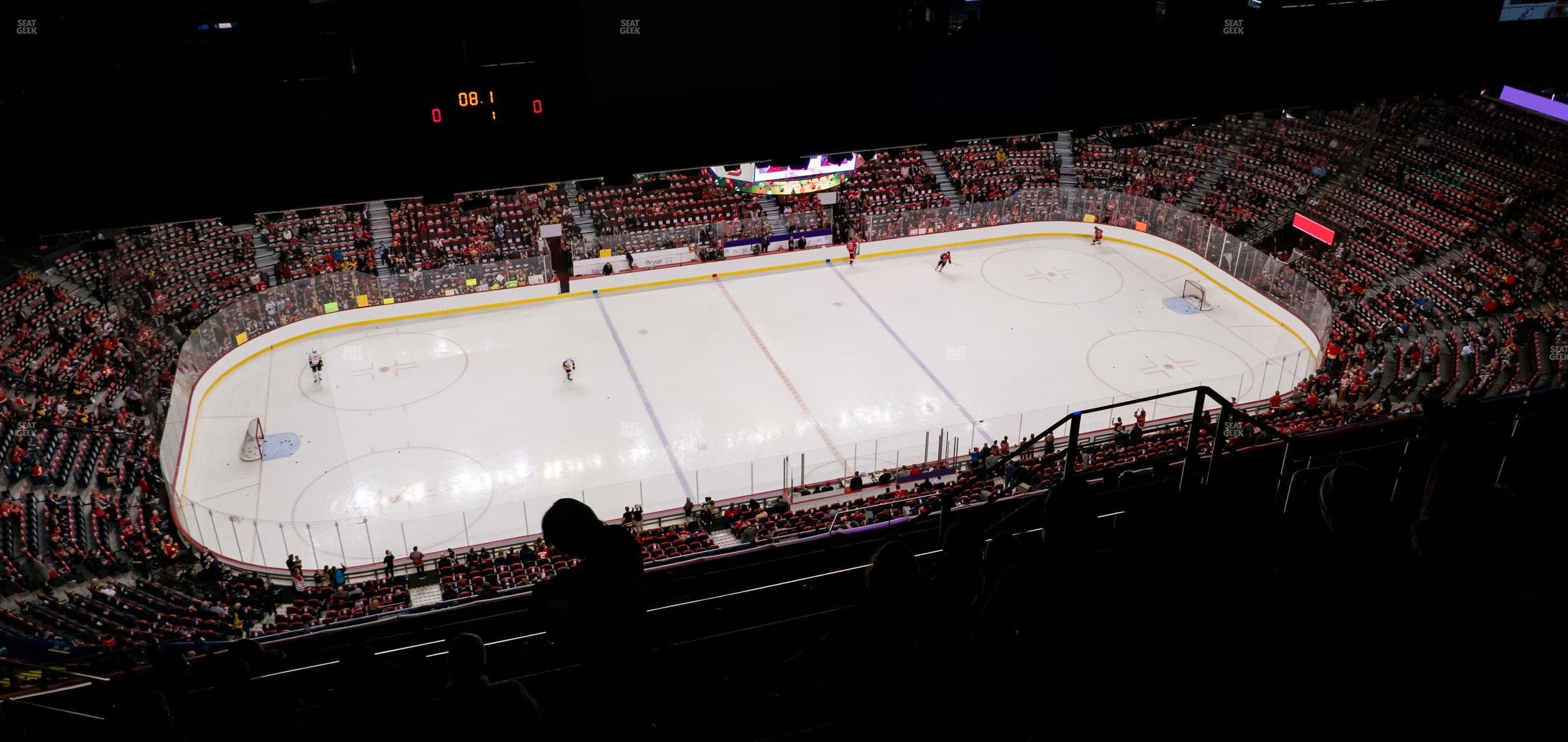 Scotiabank Saddledome - Section Press Level 7 Seat View