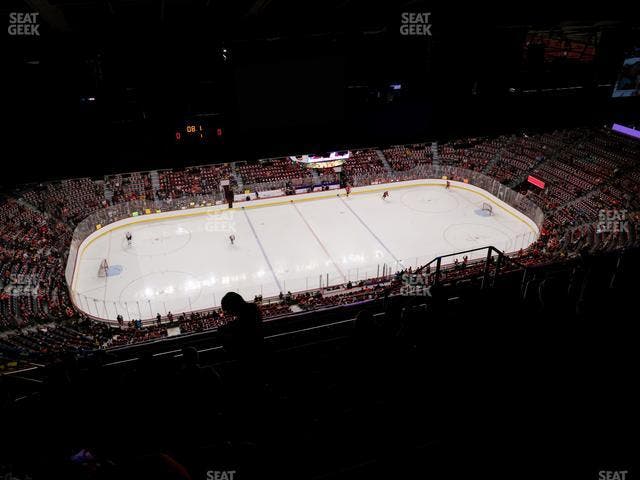 Scotiabank Saddledome - Section Press Level 7 Seat View