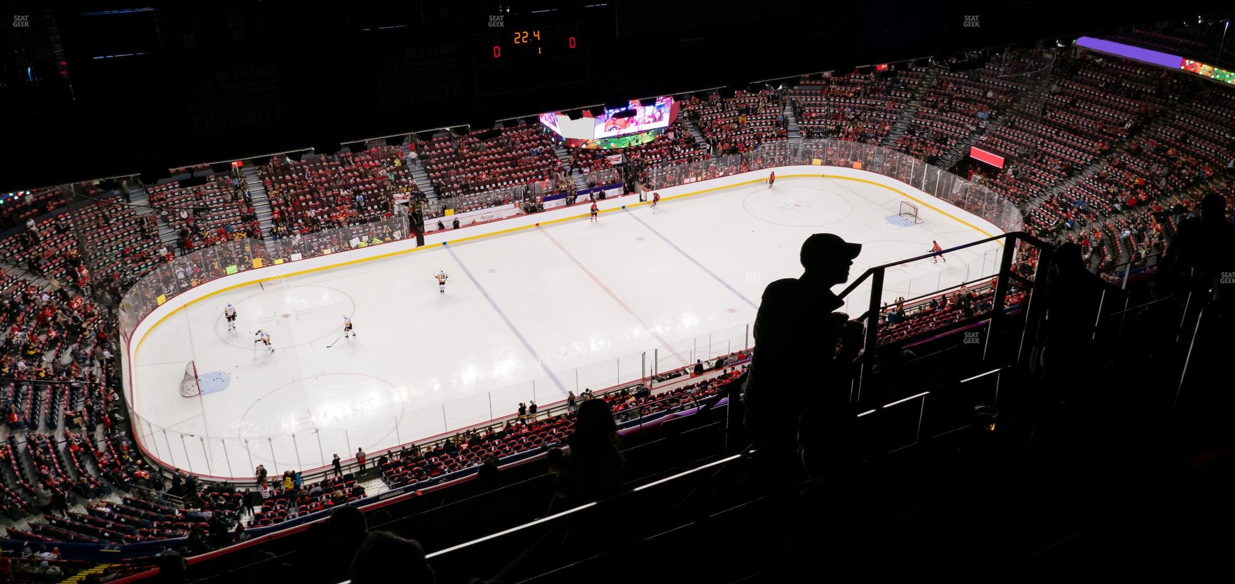 Scotiabank Saddledome - Section Press Level 8 Seat View