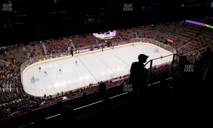 Scotiabank Saddledome - Section Press Level 8 Seat View