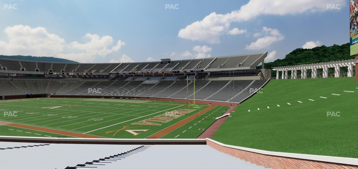 Scott Stadium - Section 101 Seat View