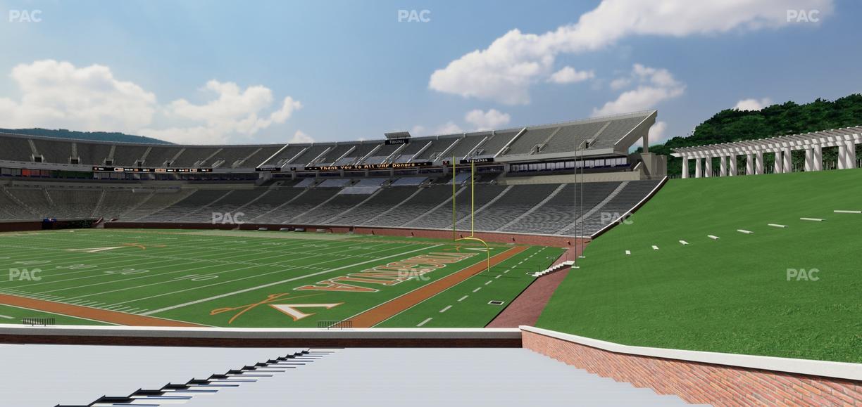 Scott Stadium - Section 101 Seat View