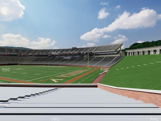Scott Stadium - Section 101 Seat View Scott Stadium - Section 101 Seat View