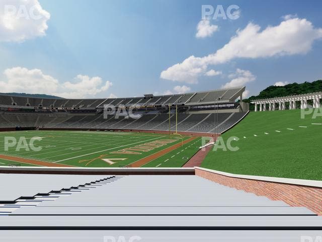 Scott Stadium - Section 101 Seat View