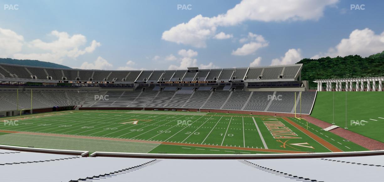 Scott Stadium - Section 104 Seat View