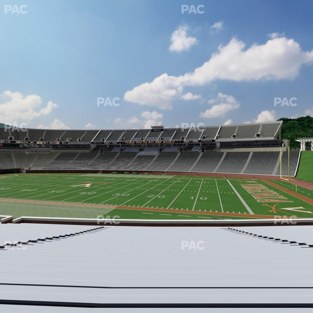 Scott Stadium - Section 104 Seat View