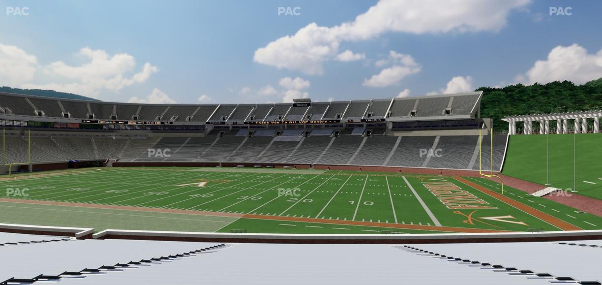 Scott Stadium - Section 104 Seat View