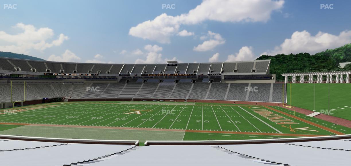 Scott Stadium - Section 105 Seat View