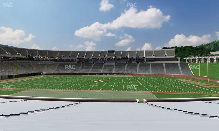 Scott Stadium - Section 106 Seat View