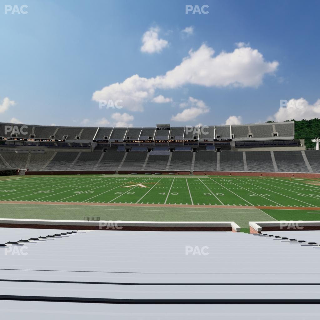 Scott Stadium - Section 106 Seat View