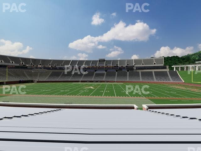 Scott Stadium - Section 106 Seat View