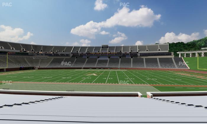 Scott Stadium - Section 106 Seat View
