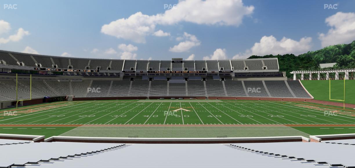 Scott Stadium - Section 107 Seat View