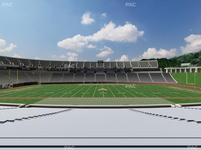 Scott Stadium - Section 107 Seat View