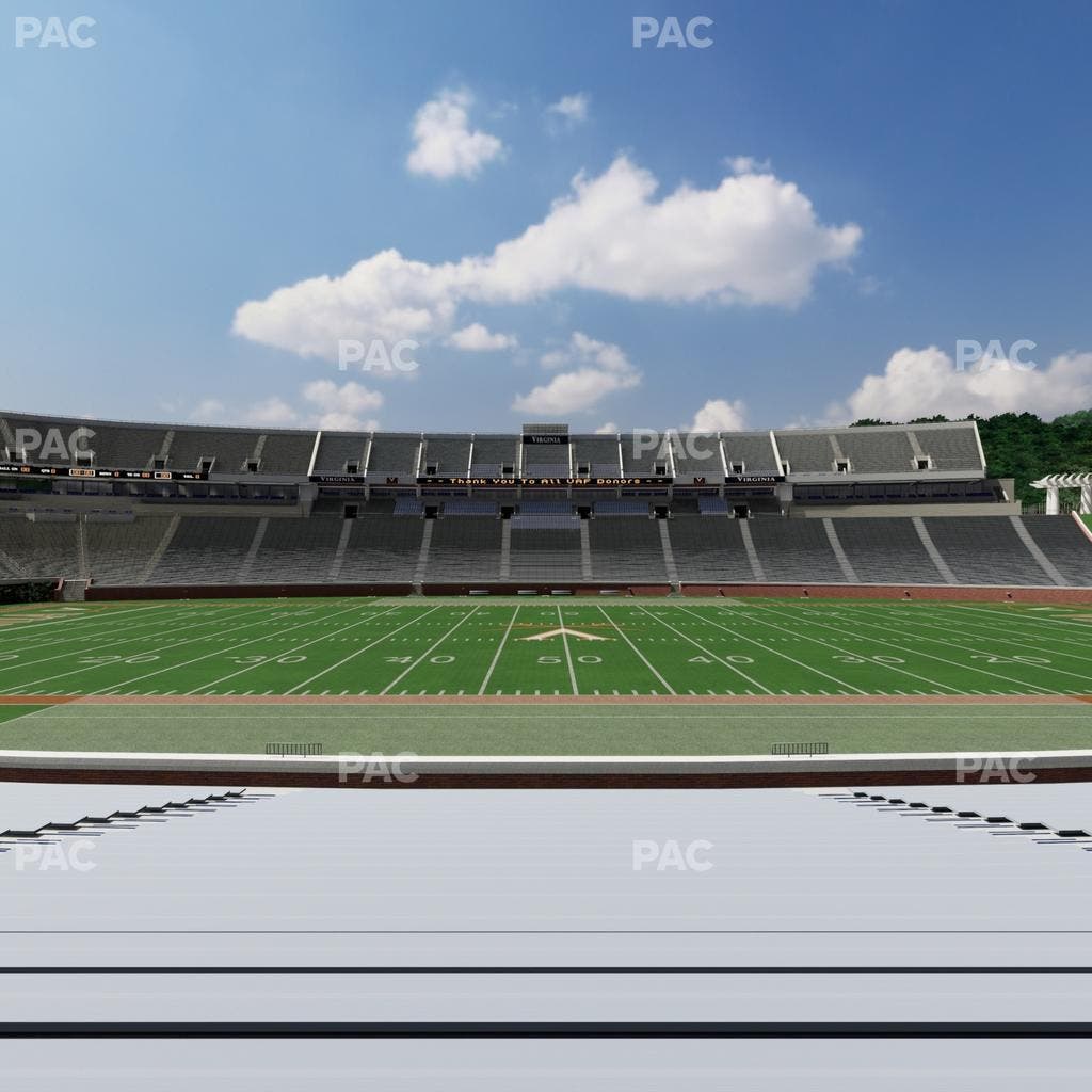 Scott Stadium - Section 107 Seat View