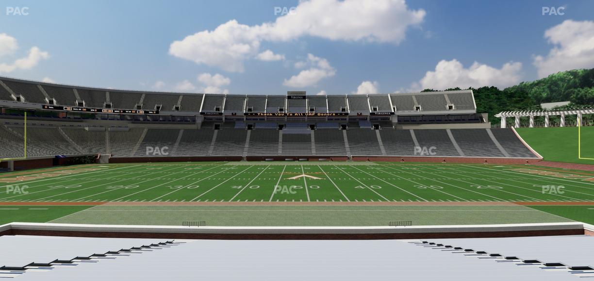 Scott Stadium - Section 107 Seat View