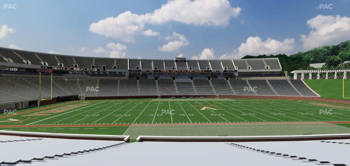 Scott Stadium - Section 108 Seat View