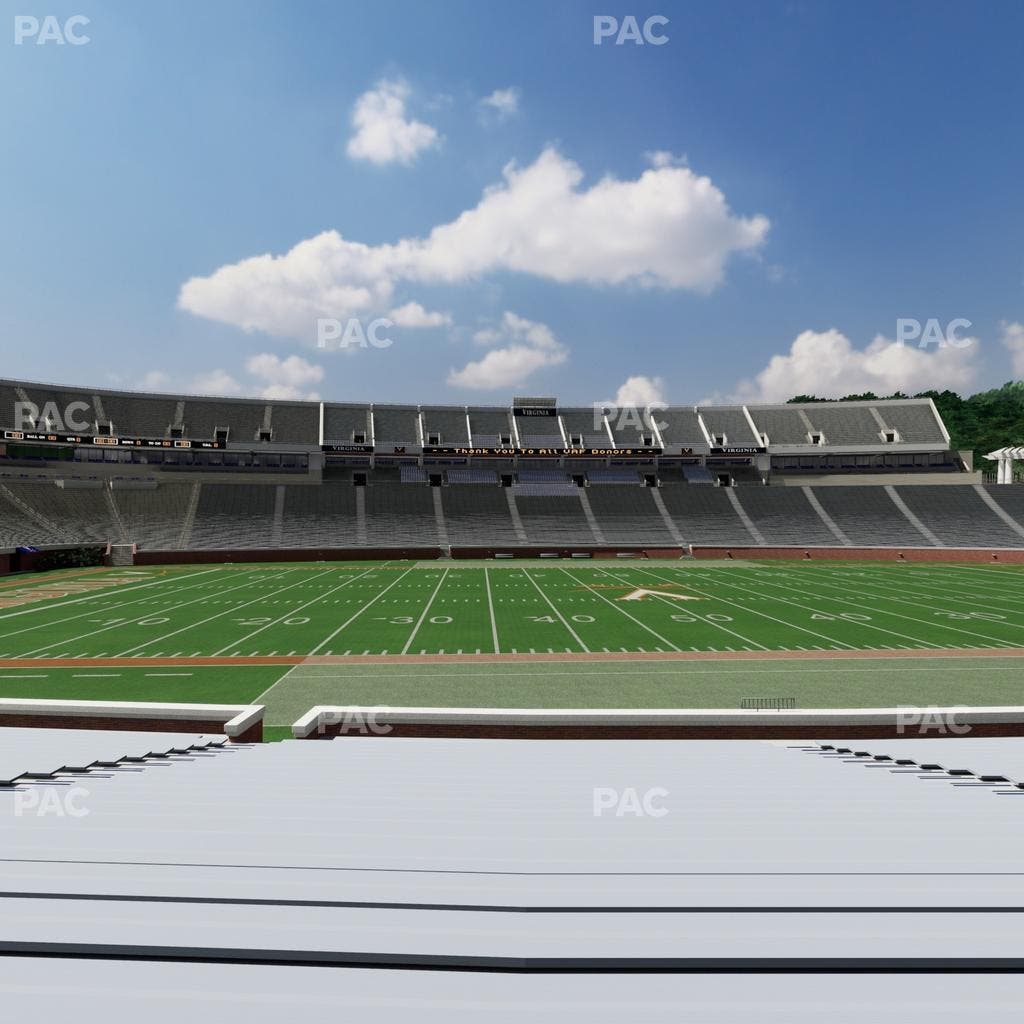 Scott Stadium - Section 108 Seat View