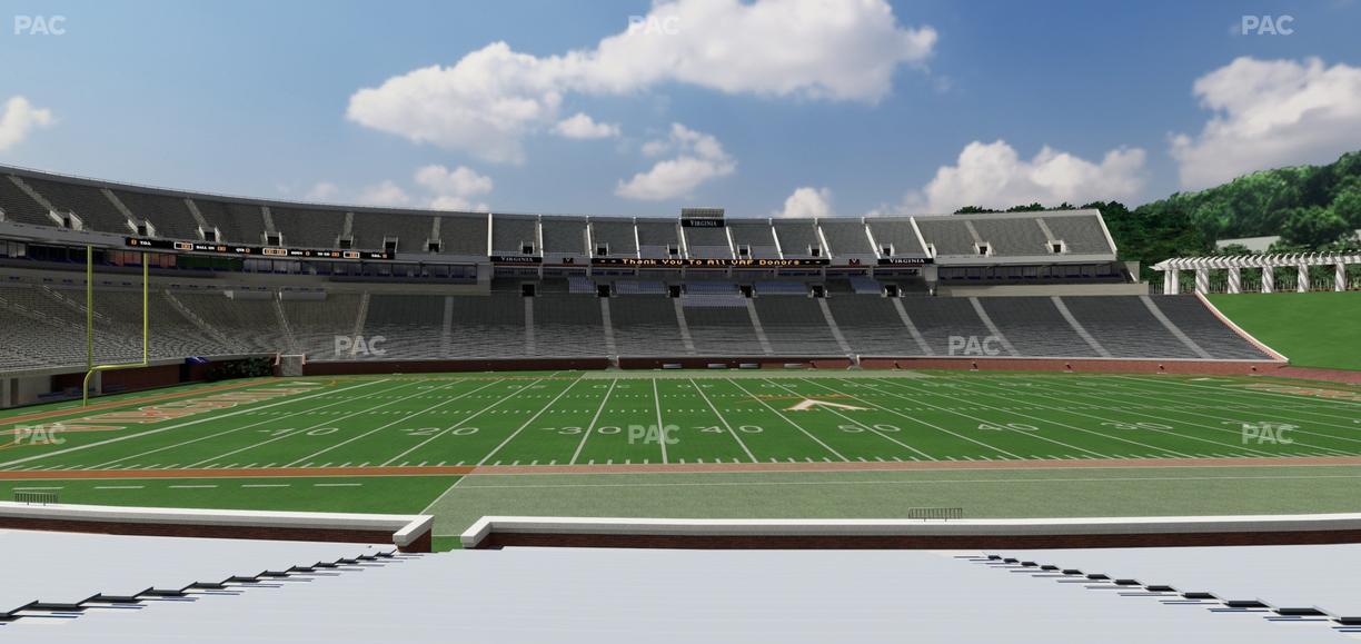 Scott Stadium - Section 108 Seat View