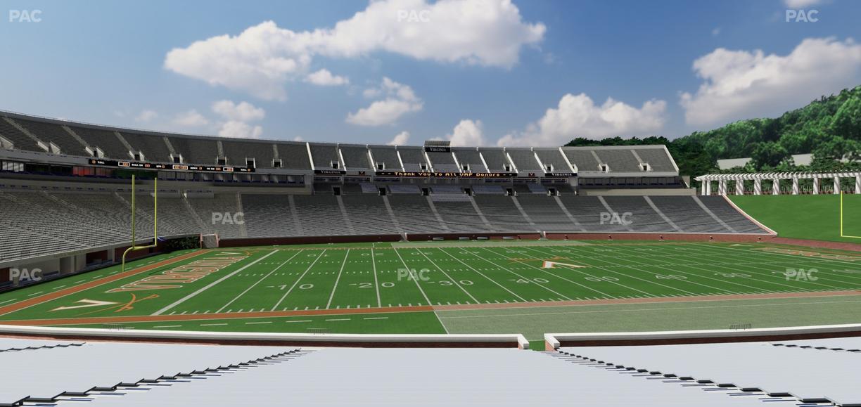 Scott Stadium - Section 109 Seat View
