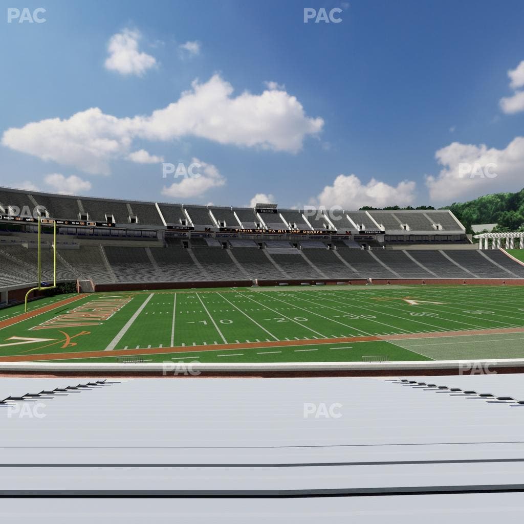 Scott Stadium - Section 110 Seat View