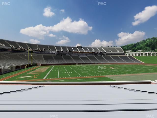 Scott Stadium - Section 110 Seat View Scott Stadium - Section 110 Seat View