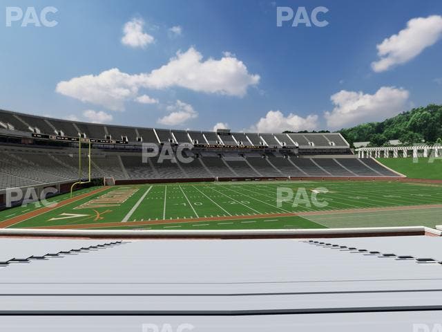 Scott Stadium - Section 110 Seat View