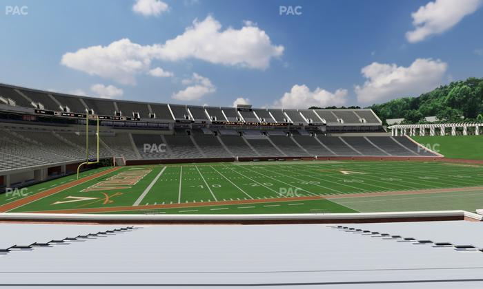 Scott Stadium - Section 110 Seat View