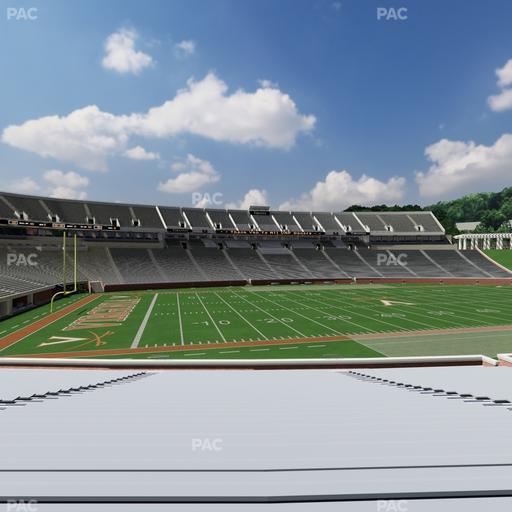 Scott Stadium - Section 110 Seat View