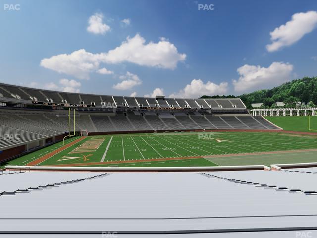 Scott Stadium - Section 110 Seat View