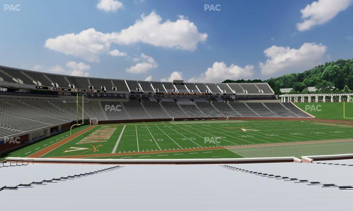 Scott Stadium - Section 110 Seat View