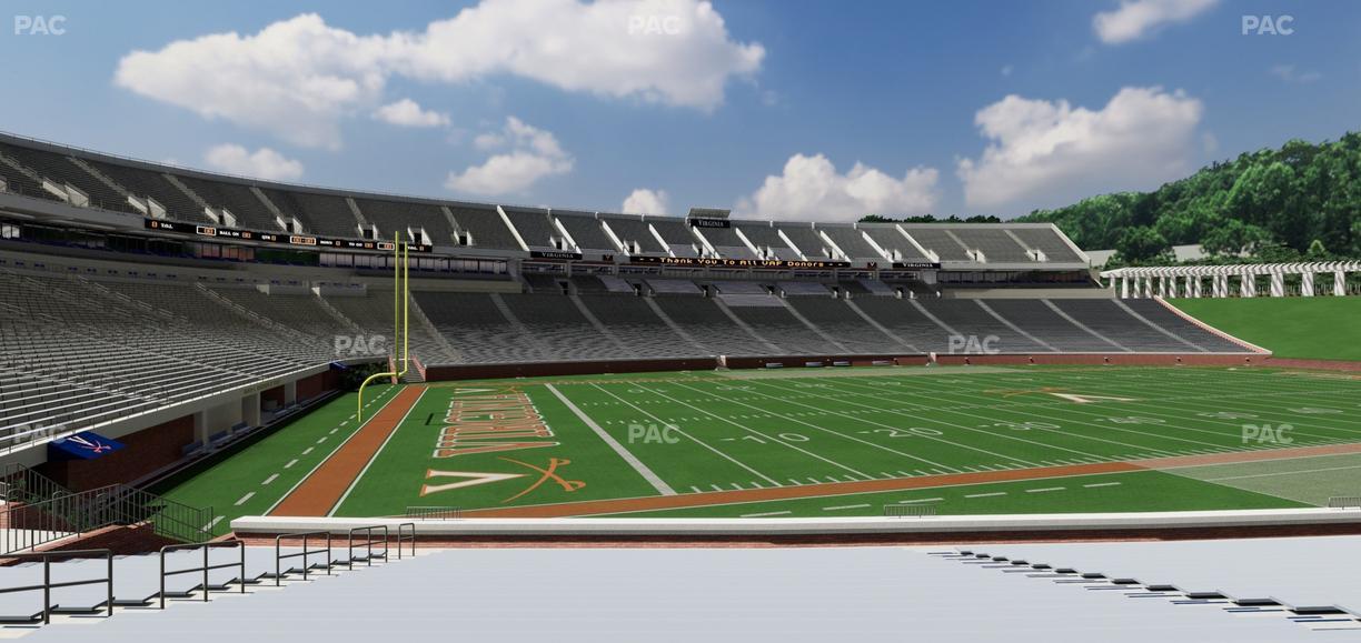 Scott Stadium - Section 111 Seat View