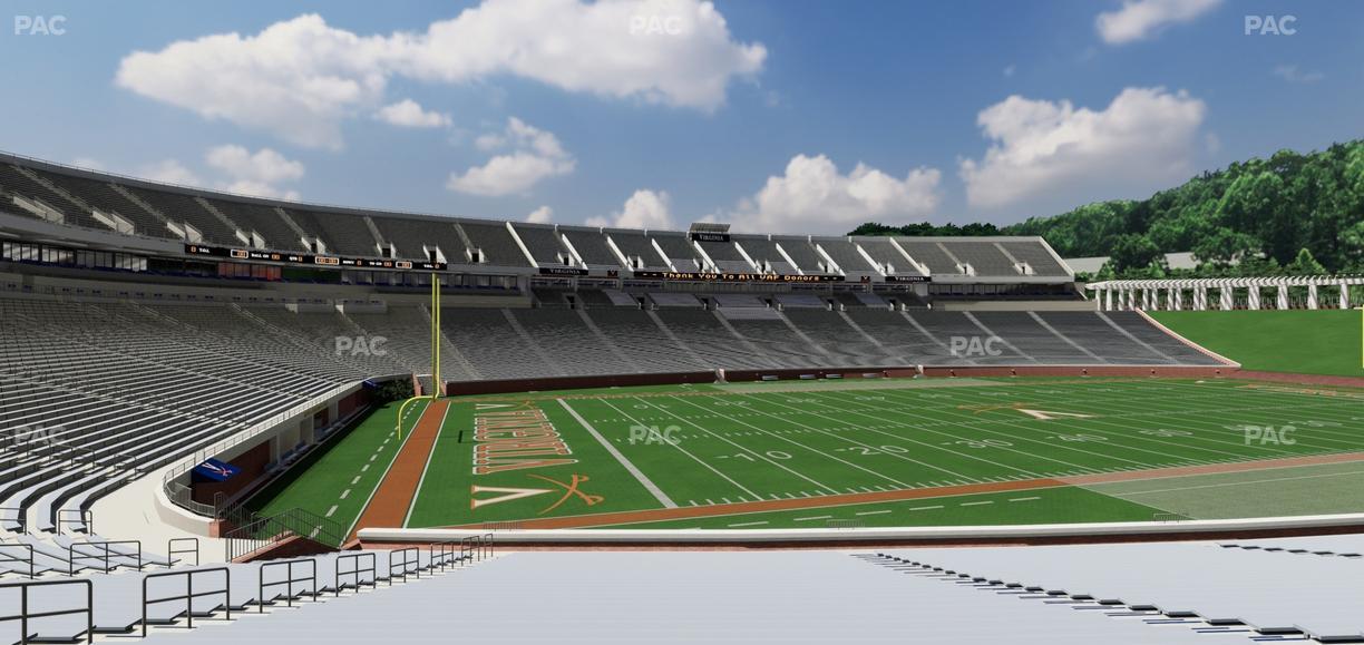 Scott Stadium - Section 111 Seat View