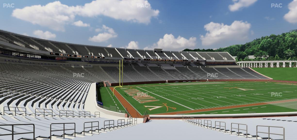 Scott Stadium - Section 112 Seat View