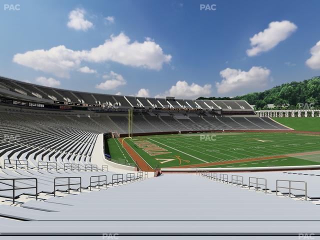 Scott Stadium - Section 112 Seat View