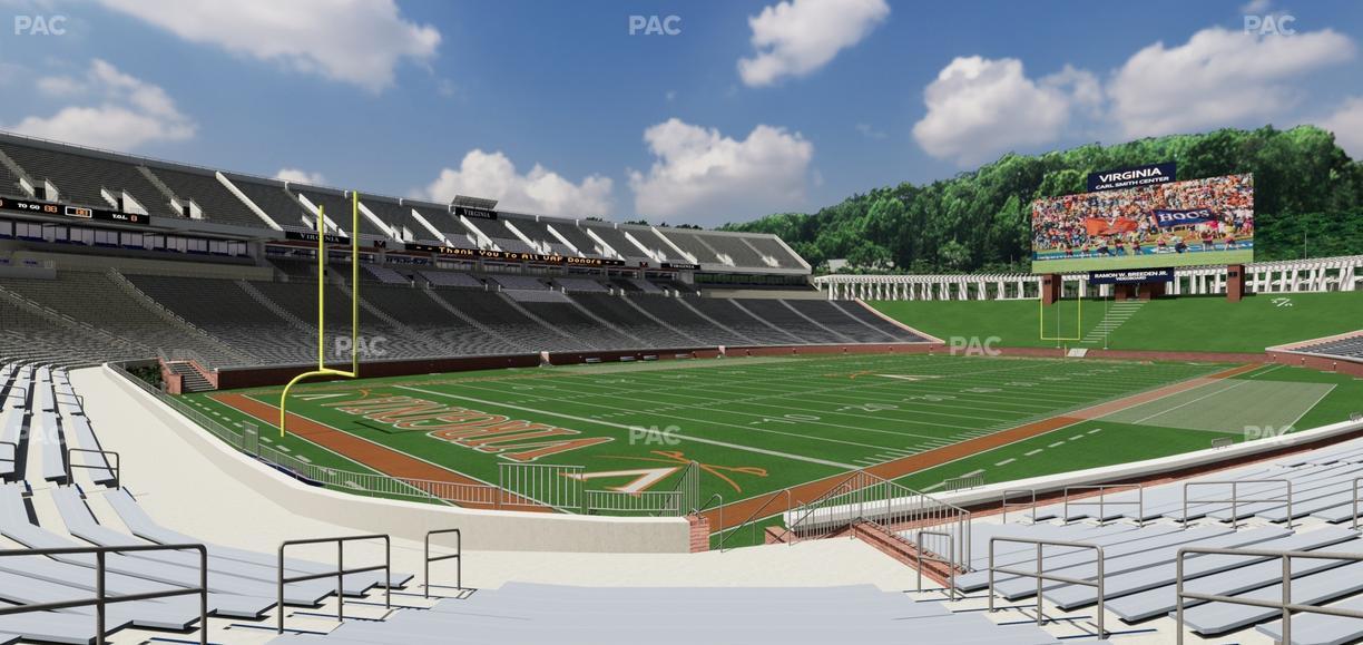 Scott Stadium - Section 113 Seat View