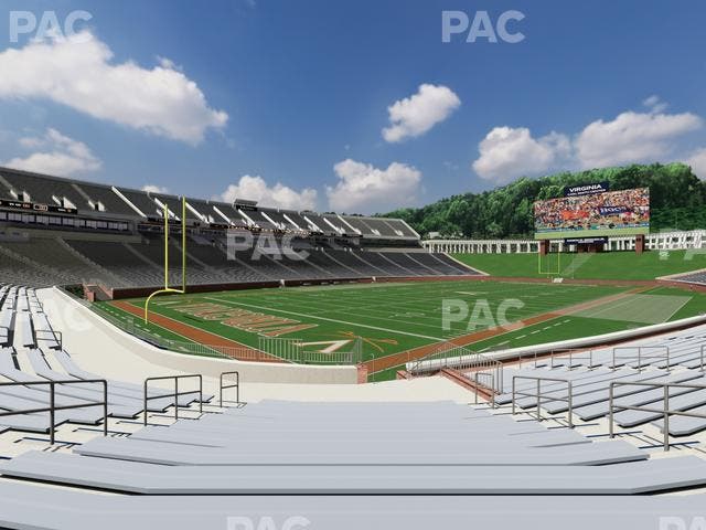 Scott Stadium - Section 113 Seat View