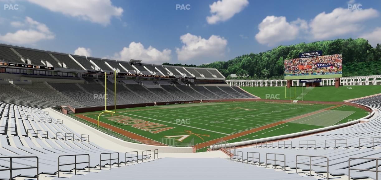 Scott Stadium - Section 113 Seat View