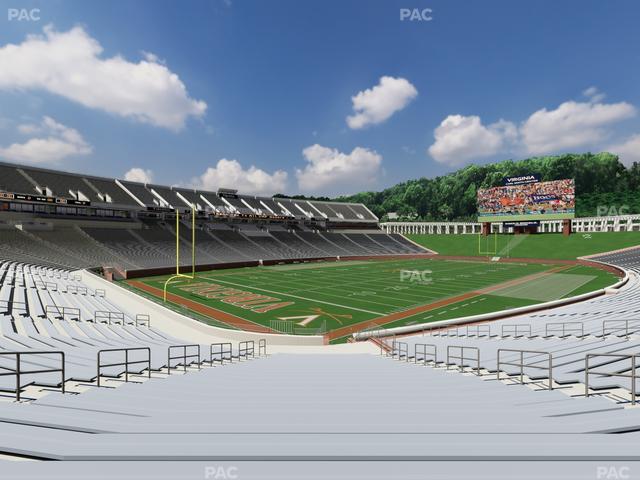 Scott Stadium - Section 113 Seat View