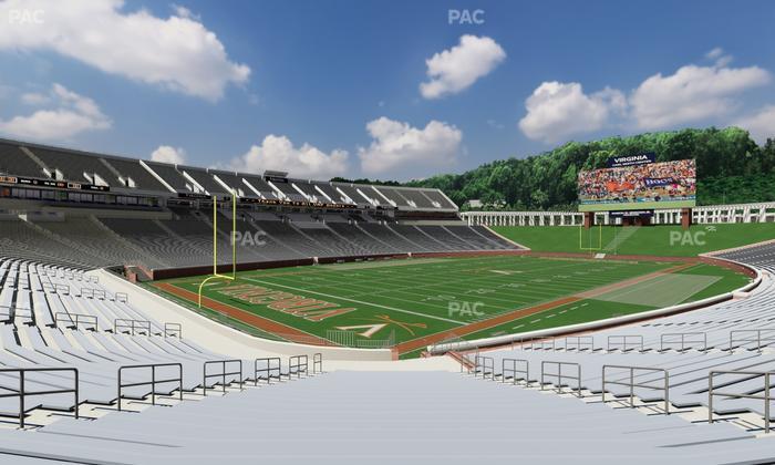 Scott Stadium - Section 113 Seat View